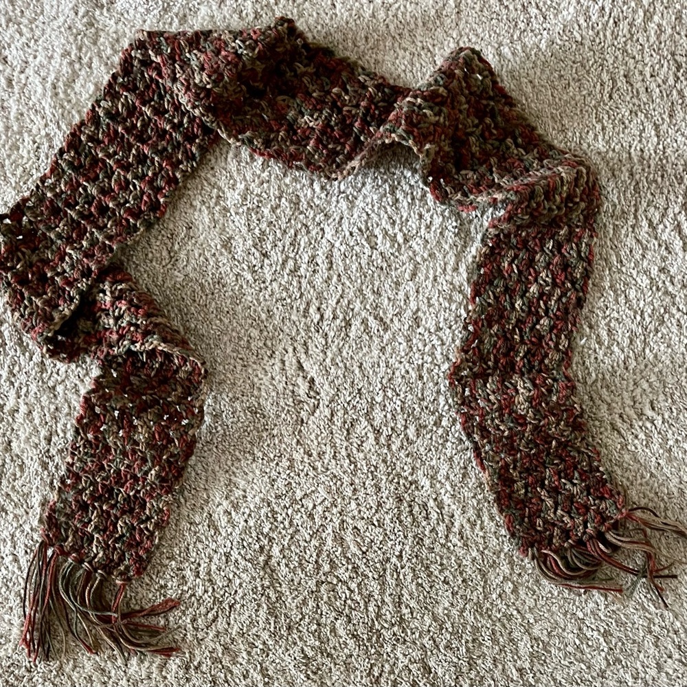 Wanderlust Handmade Crocheted Scarf